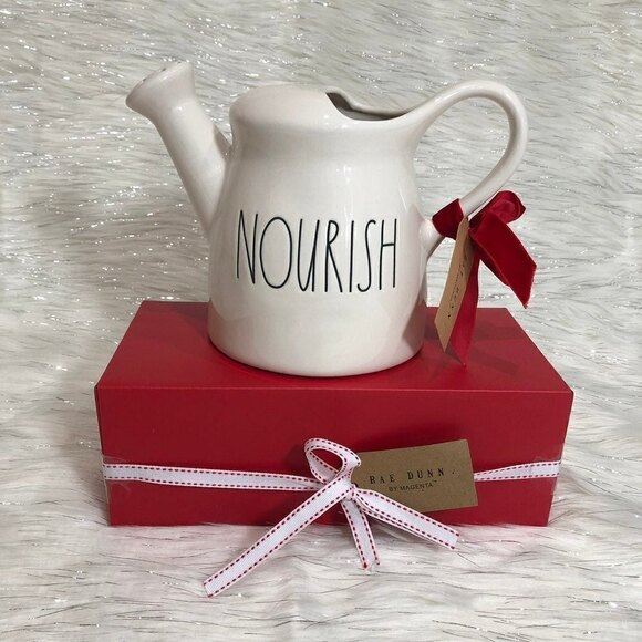 Rae Dunn Watering Pitcher Ceramic.‎ - Picture 1 of 7